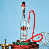 Lawless Blaze Glass Waterpipe with Double Percolator 31cm | Shisha Glass