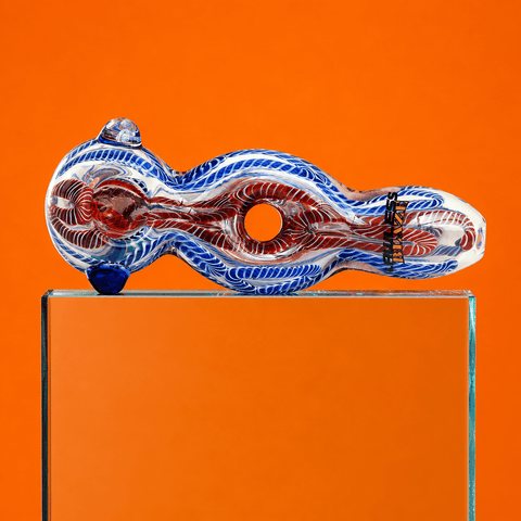 Lawless Blaze "Number-8" Glass Smoking Pipe | Shisha Glass