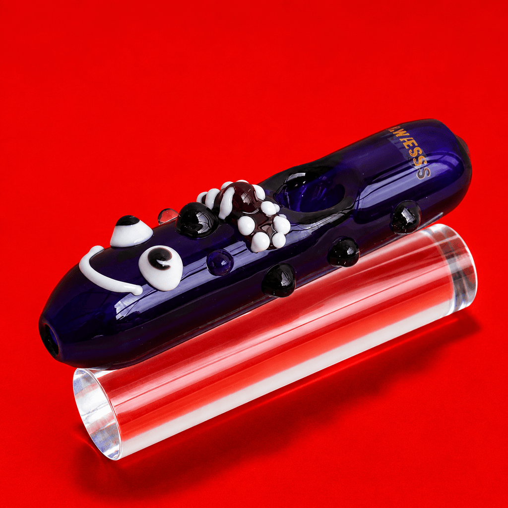 Lawless Blaze Pickle Rick Glass Smoking Pipe | Shisha Glass