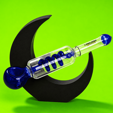 Lawless Blaze "Twister" Glass Smoking Pipe | Shisha Glass