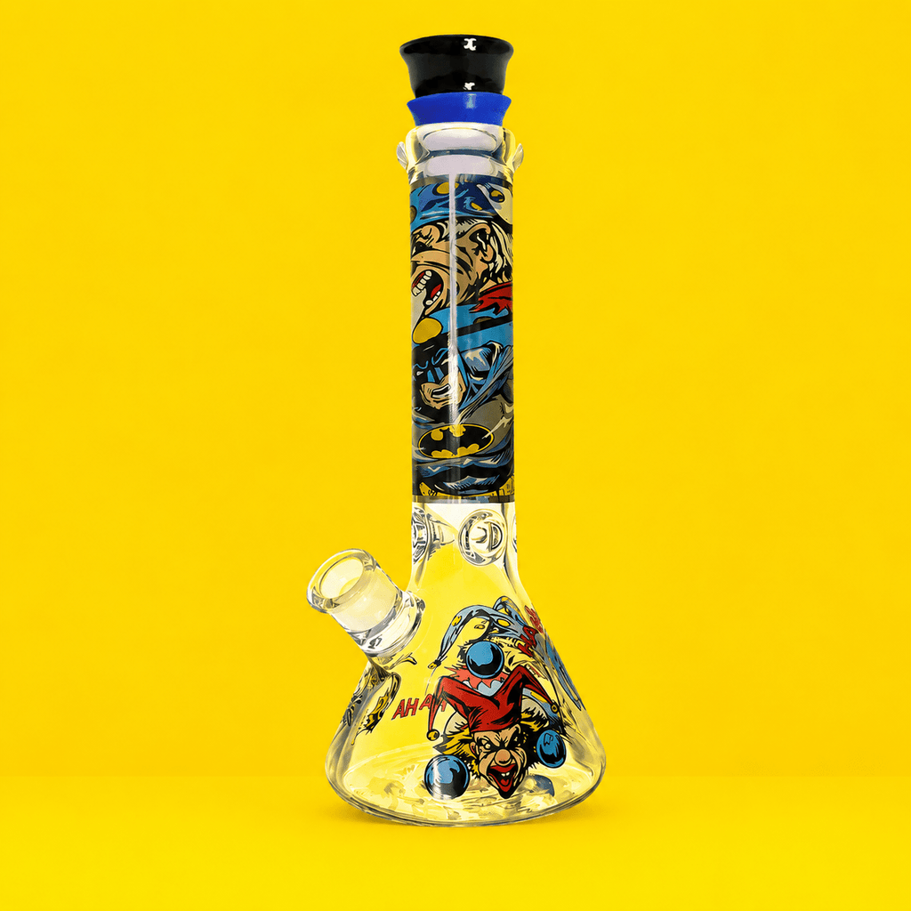 Lawless Comic Beaker Base Glass Waterpipe With Ice Catcher 32cm | Shisha Glass