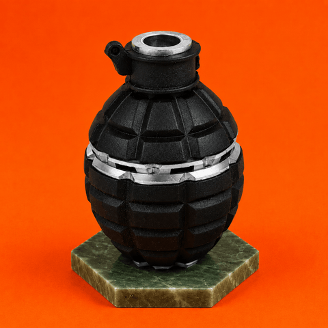 Lawless Metal Hand Grenade Shape Hookah Bowl | Shisha Glass