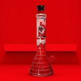 Lawless Santa Beaker Base Glass Waterpipe 32cm | Shisha Glass