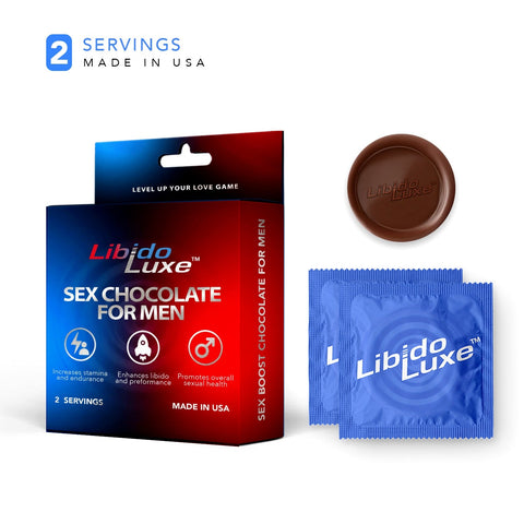 Libido Luxe Sex Chocolate for Men | Shisha Glass