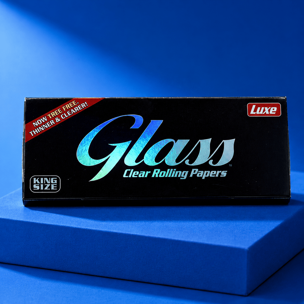 LUXE GLASS King Size Transparent Rolling Paper | Shisha Glass