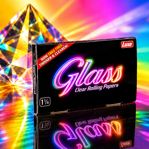Luxe Glass Transprent Paper 1 1/4 | Shisha Glass
