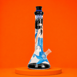 Mermaid Beaker Base Glass Waterpipe With Ice Catcher 27cm | Shisha Glass