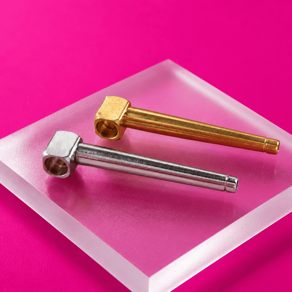 Metal Billiard Hand Pipe 9.8cm 6508 | Shisha Glass