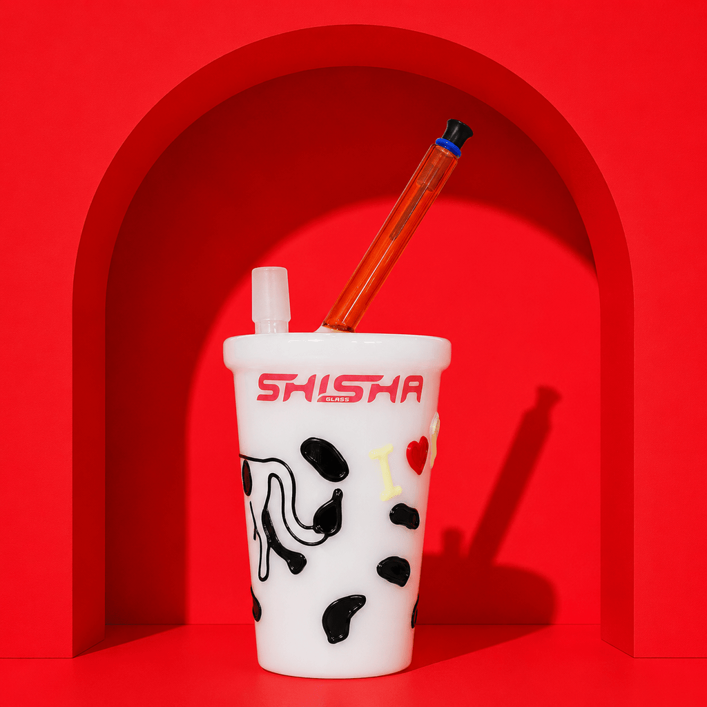 Milkshake Cup Glass Waterpipe 20.5cm | Shisha Glass