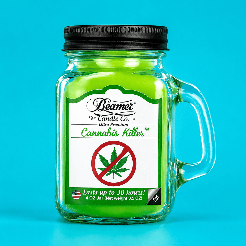 Mini Odor Killer 4 oz (120 ml) Candle | Shisha Glass