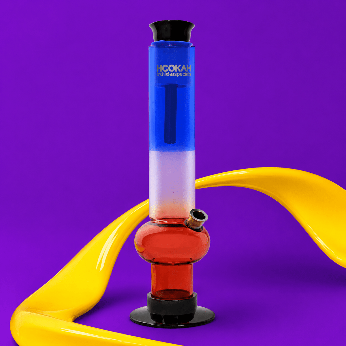 Multi-Colour Acrylic Waterpipe 30cm | Shisha Glass