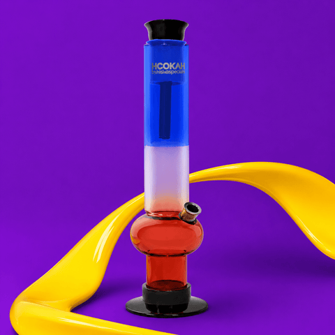 Multi-Colour Acrylic Waterpipe 30cm | Shisha Glass