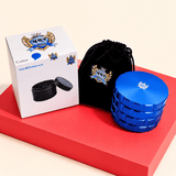 NBT Aluminum Coloured Mosaic Grinder 65mm 4xParts | Shisha Glass
