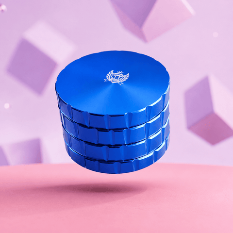 NBT Aluminum Coloured Mosaic Grinder 65mm 4xParts | Shisha Glass