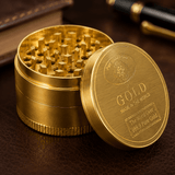 NBT Aluminum Gold Coil Grinder 4xParts | Shisha Glass