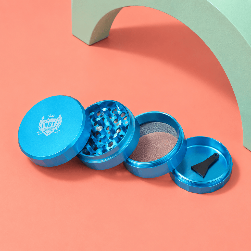 NBT Aqua Metal grinder 63mm 4X Parts | Shisha Glass