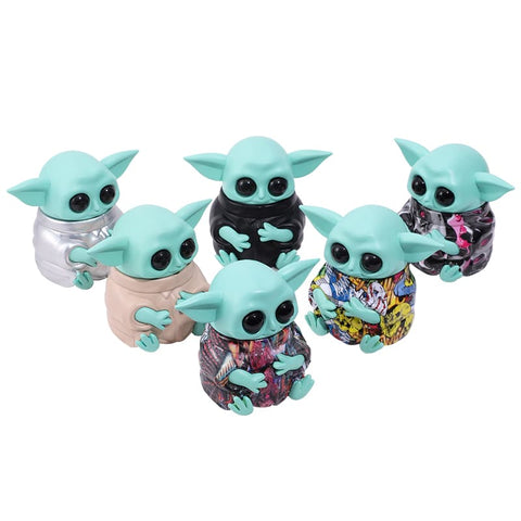 NBT Baby Yoda (Alien) Grinder 3pcs | Shisha Glass