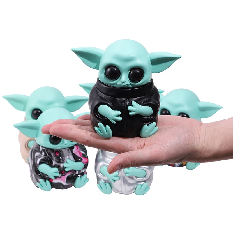 NBT Baby Yoda (Alien) Grinder 3pcs | Shisha Glass