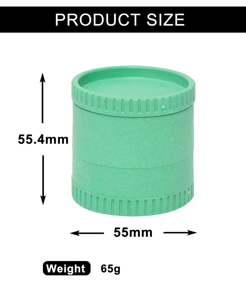 NBT Biodegradable Grinder BW09 55mm 4pcs | Shisha Glass
