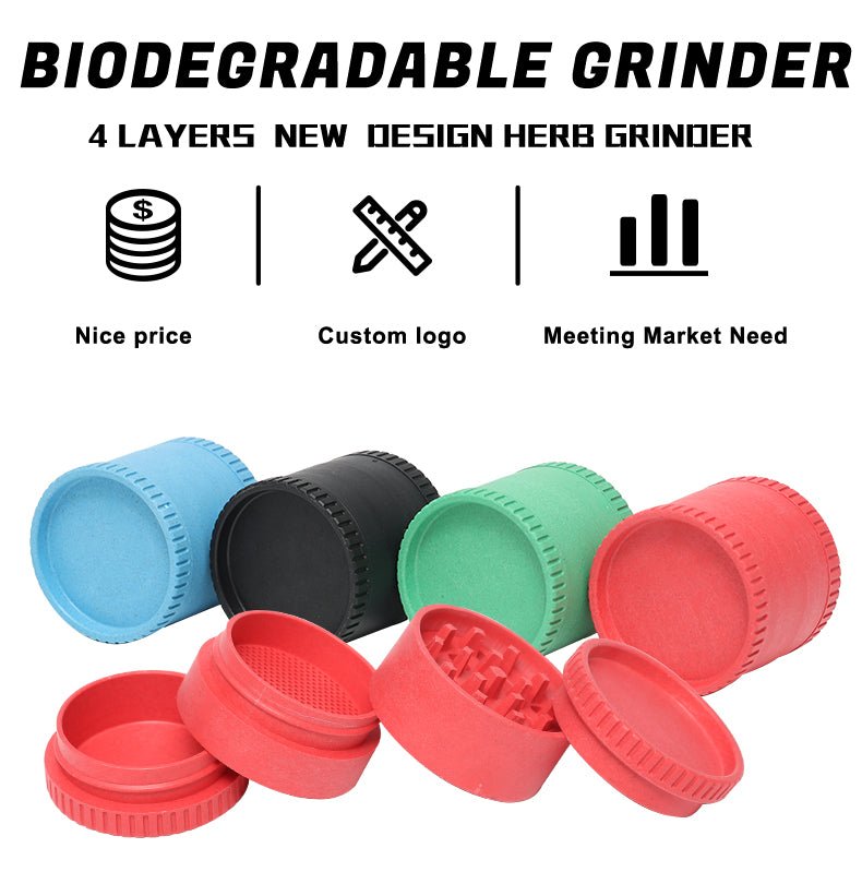 NBT Biodegradable Grinder BW09 55mm 4pcs | Shisha Glass