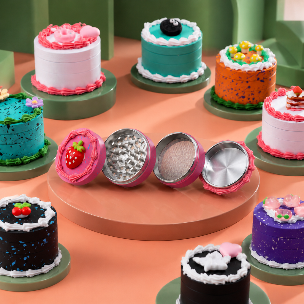 NBT Cake Metal Grinder 63mm 4pcs | Shisha Glass