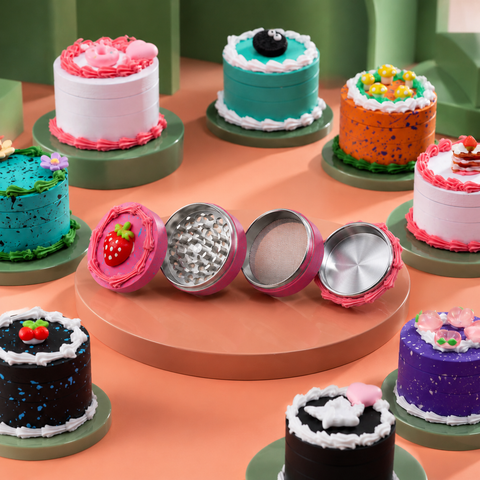 NBT Cake Metal Grinder 63mm 4pcs | Shisha Glass