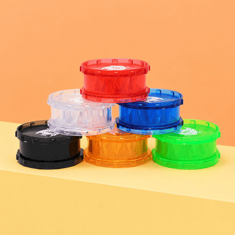 NBT Colored Acrylic Grinder 2pcs | Shisha Glass
