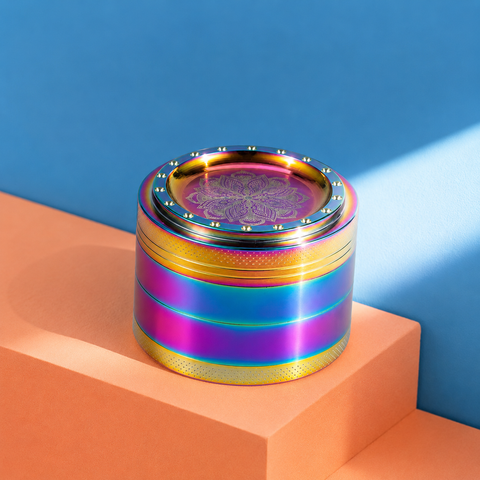NBT G6 Engraving Gradient Grinder 63mm 4xParts | Shisha Glass
