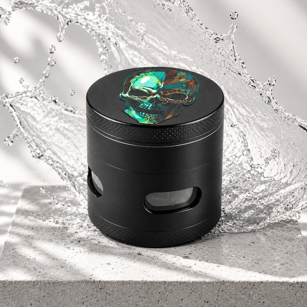 NBT Green Skull Grinder 4xParts | Shisha Glass