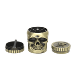 NBT Metal Smiling Skull Grinder 53mm 3xParts | Shisha Glass