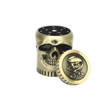 NBT Metal Smiling Skull Grinder 53mm 3xParts | Shisha Glass