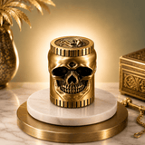 NBT Metal Smiling Skull Grinder 53mm 3xParts | Shisha Glass