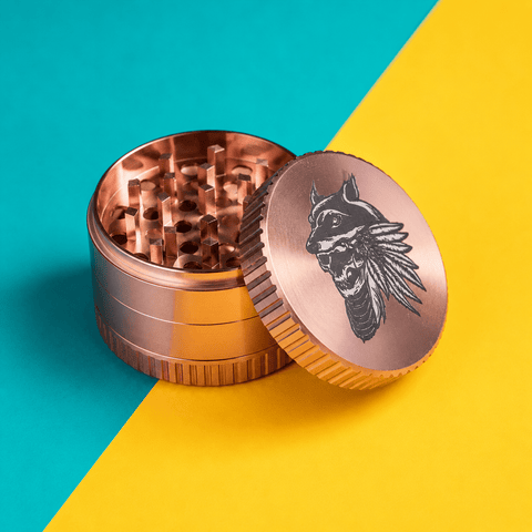 NBT Metal WOLF Grinder 63mm 4xParts | Shisha Glass