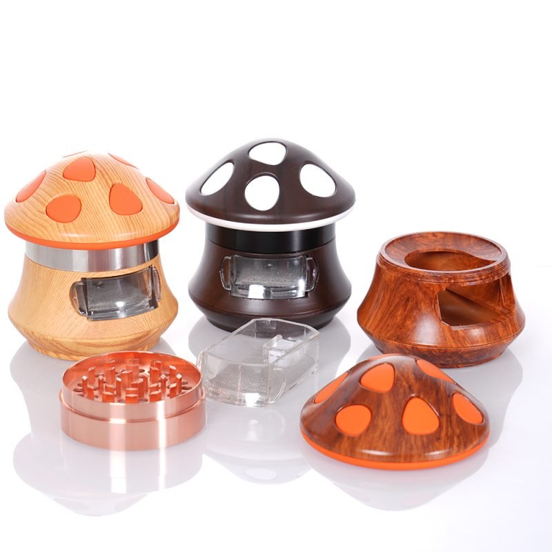 NBT Mushroom BW3 Grinder 75mm 4pcs | Shisha Glass