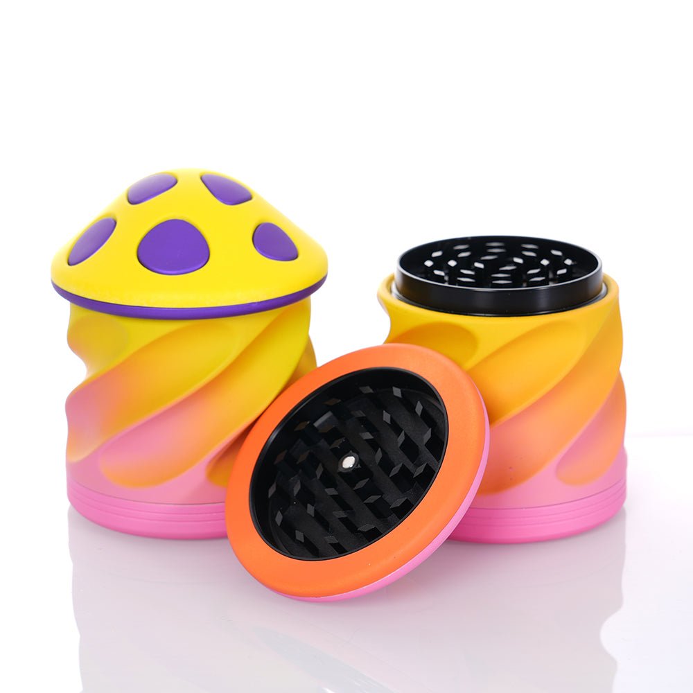 NBT Mushroom BW4 Grinder 75mm 4pcs | Shisha Glass