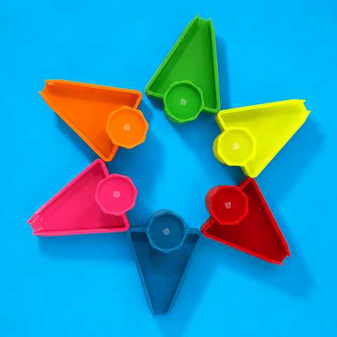 NBT Plastic Funnel Grinder with Tray | Shisha Glass