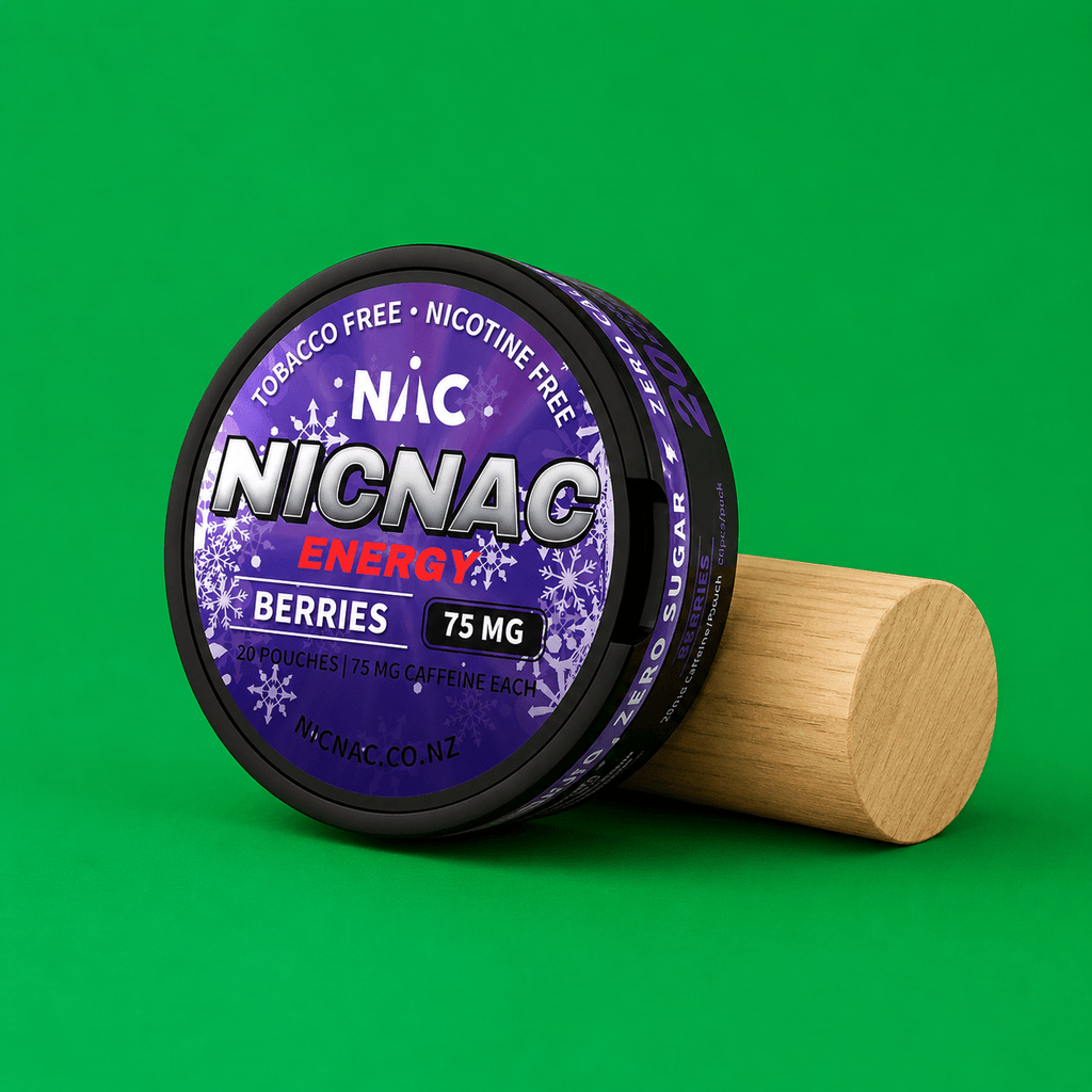 NicNac Berries Caffeine Pouch | Shisha Glass