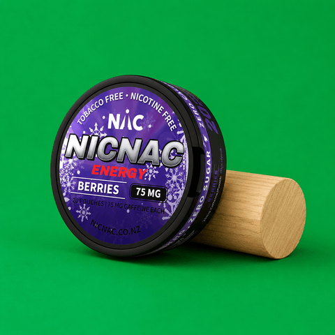 NicNac Berries Caffeine Pouch | Shisha Glass