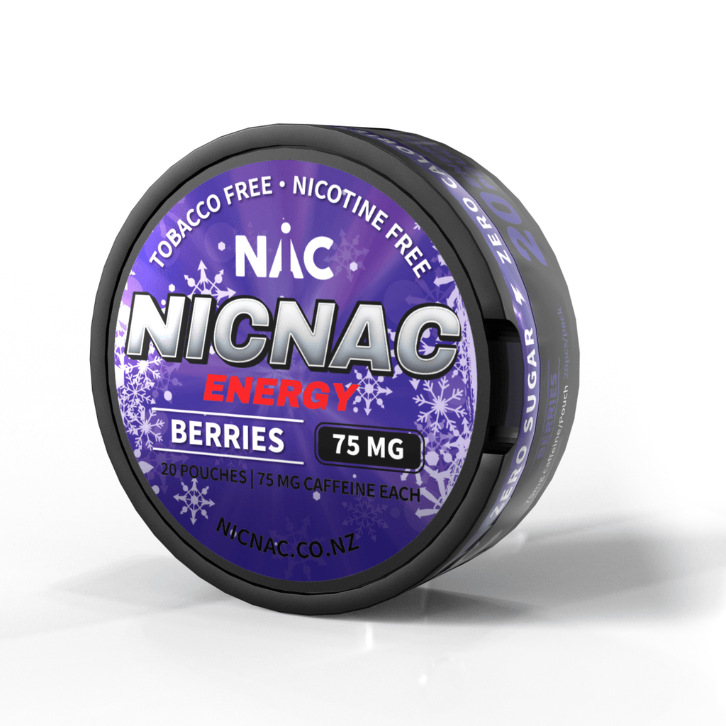 NicNac Berries Caffeine Pouch | Shisha Glass
