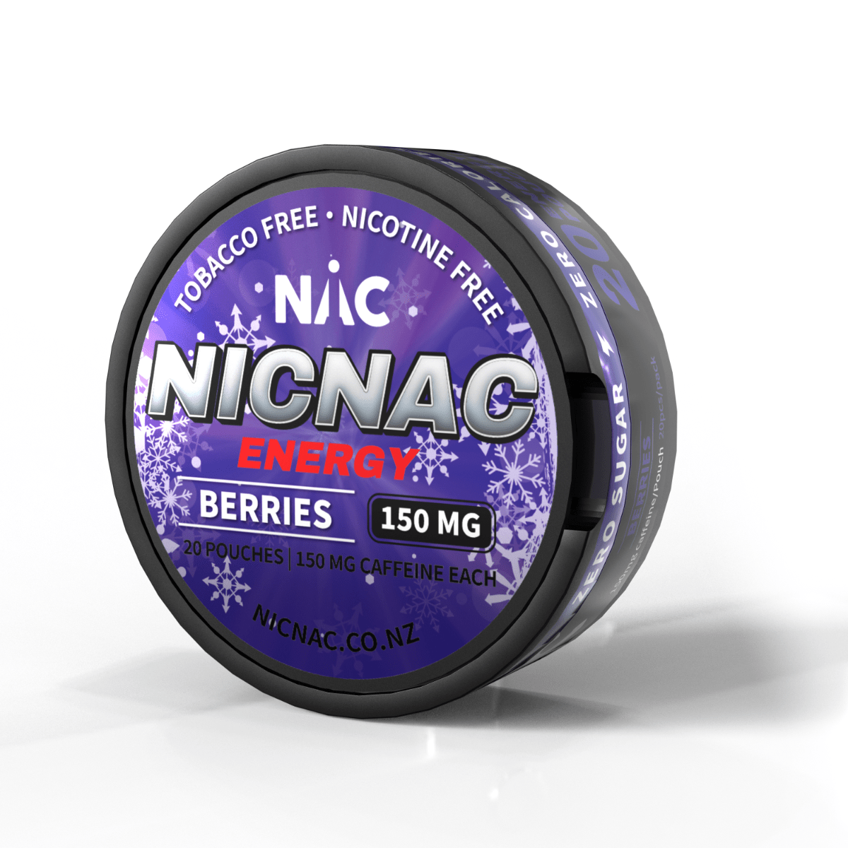 NicNac Berries Caffeine Pouch | Shisha Glass