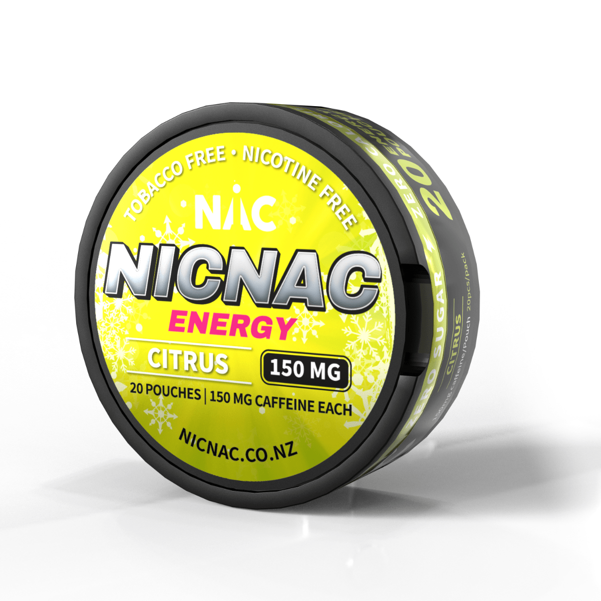 NicNac Citrus Caffeine Pouch | Shisha Glass