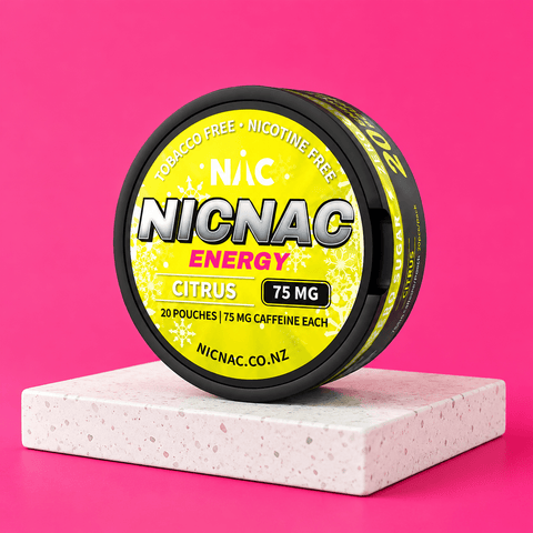 NicNac Citrus Caffeine Pouch | Shisha Glass
