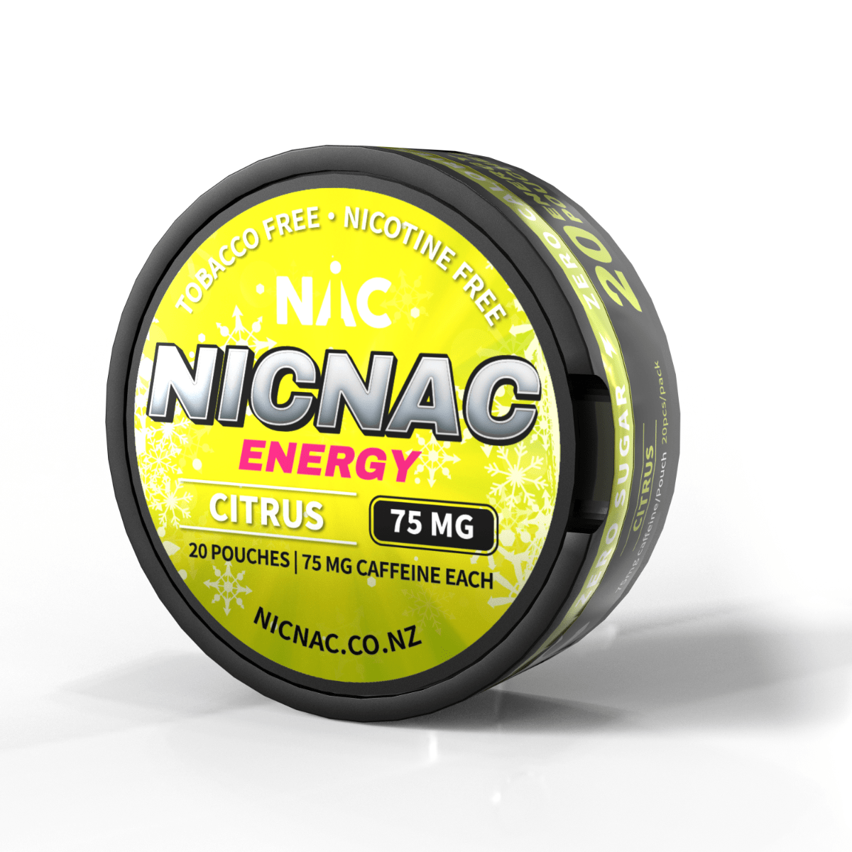 NicNac Citrus Caffeine Pouch | Shisha Glass