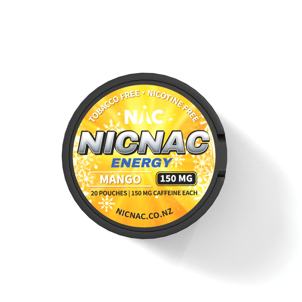 NicNac Mango Caffeine Pouch | Shisha Glass
