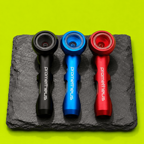 Prometheus Metal Pocket Smoking Pipe 10.2cm | Shisha Glass