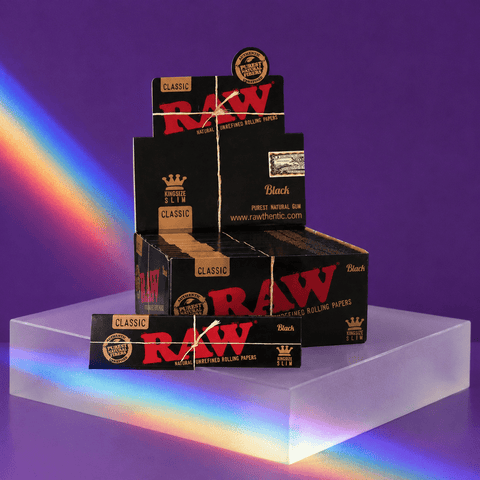 RAW Black Kingsize Slim | Shisha Glass