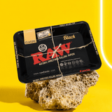 RAW Black Rolling Tray (Small) | Shisha Glass