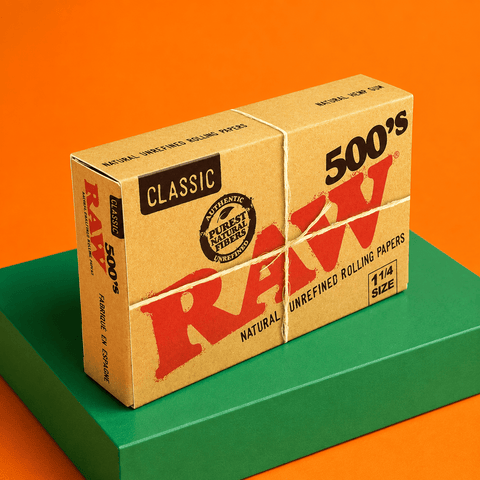RAW Classic 500 Series 1 1/4 Rolling Paper | Shisha Glass
