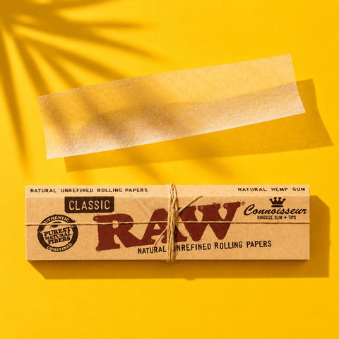 RAW Classic Connoisseur Kingsize Slim | Shisha Glass