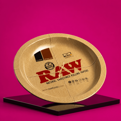 RAW Classic Metal Ash Tray | Shisha Glass